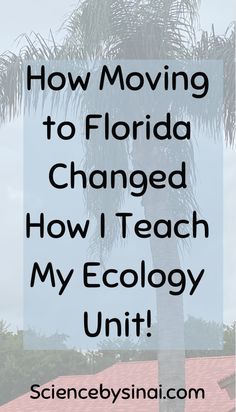 Middle school ecology unit teaching moving to florida Biotic Factors, Environmental Education Activities, Conservation Activities, Soil Conservation, Education Activities, Moving To Florida