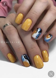 Short Square Nails, Her Nails, Summer Acrylic Nails, Gel Nail Designs, Chic Nails, Nail Polishes, Square Nails, Gorgeous Nails