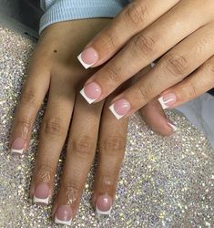 Small Square Nails French Tip, Small Nails French Tip, Acrylic Nails For Kids 10-12 Short French Tips, Super Short French Tip Nails, Small French Tip Nails, French Tip Acrylic Nails Short, Short White French Tip Nails, Short French Tip Nails, Work Nails