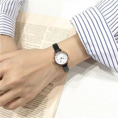 Small Face, Retro Watches, White Watch, Simple Leather, Fashion White