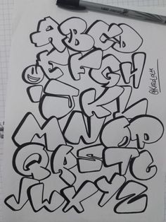 graffiti lettering abc Graffiti Lettering Alphabet Wildstyle