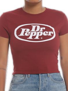 Dr Pepper Pj Pants, Dr Pepper Halloween Costume, Dr Pepper Costume, Dr Pepper Stuff, Dr Pepper Logo, Dr Pepper Shirt, Little Top Big Pants, Hallowen Costume, Girls Crop Tops