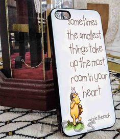 winnie the pooh quote on white case for iphone 4 / 4s or 5