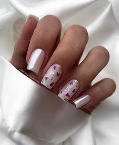 Milky Nails, Work Nails, Square Acrylic Nails, Dream Nails, Chic Nails, Fancy Nails, Short Acrylic Nails, Nail Arts