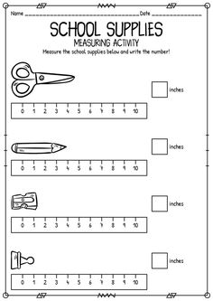 a worksheet with numbers and scissors to help students learn how to use the number line