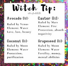 Coconut Oil Witchcraft, Castor Oil Magical Properties, Cleansing Oil Witchcraft, Protection Oil Blend, Castor Oil Witchcraft, Beauty Oil Witchcraft, Fertility Witchcraft, Oils For Spells