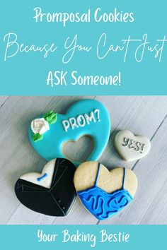 Promposal cookies decorated Beautiful Cookies, Set Free, Free Food, To Win