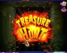 the title screen for treasure hunt