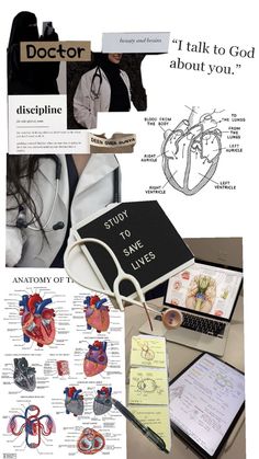 an image of medical brochure with pictures and information about the human body, including heart