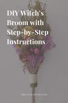 How to Make a Traditional Besom, or Witch Broom  witch broom, witch broom DIY, witch broom decor, witch broom design, witchy decor, besom broom DIY Witch Broom Making, How To Make A Besom Broom, Broom Making Party, Making A Witches Broom, How To Make Witches Brooms, Diy Besom Broom, Decorated Witches Broom, Witchy Stuff Aesthetic