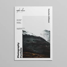 a book with an image of mountains in the background and text that reads photography workshop