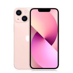 the new iphone 11 is shown in pink and white, with its front camera facing forward