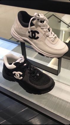 Swag Sneakers, Chanel Trainers, Must Have Outfits, Shoes Wishlist, P1 Harmony, Chanel Sneakers, Pretty Shoes Sneakers, Shoe Wishlist, Luxury Lifestyle Dreams