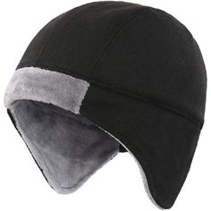 New Product Polyester Soft Fleece Lined Skull Cap For Extra Warmth And Comfort Elastic Band Behind The Cap,Best Fit For Size:56-59 Cm/22.0-23.2 Inch Ear Covers Keeps Your Ears Warm And Covered In Cold Weather Hand Wash For Best Results Black Beanie With Fleece Lining For Cold Weather, Black Beanie With Fleece Lining, Black Winter Beanie Hat, Black Beanie Winter Hat, Warm Black Bonnet For Winter, Adjustable Windproof Black Baseball Cap, Black Hats For Winter Cold Weather, Black Windproof Brimmed Hats, Black Hats For Cold Weather And Winter