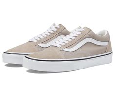 Find VANS Old Skool on Editorialist. It's old school or no school with the classic SoCal vibes of the Vans Old Skool skateboard shoes! Skate shoes in an iconic, low-profile silhouette with classic Sidestripe detail. Uppers of canvas and suede or leather. Lace-up closure. Padded collar and footbed for added comfort, fit and superior shock absorption. Cotton drill lining provides excellent breathability, and extra comfort. Die-cut EVA insert for added support. The Vans U Old Skool sneakers are a must-have for casual wardrobe. Crafted with durable suede and canvas upper, these sneakers are built to last. The cotton lining and rubber insole ensure maximum comfort with every step. The supportive padded collar and reinforced toe caps provide extra protection and stability. With their iconic low- Shoes Skate, No School, Profile Silhouette, Skateboard Shoes, Vans Shop, Shoes Color, Vans Old Skool, Side Stripe, Old Skool