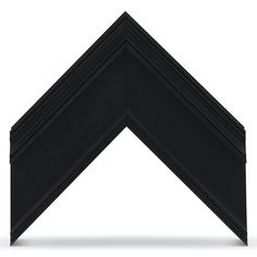 the corner of a black frame on a white background