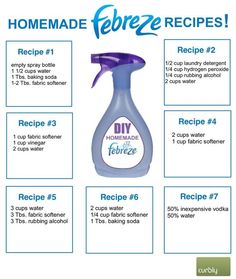 the instructions for how to use homemade ferrete recipe on a white background with blue lettering