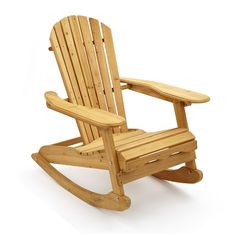 Bowland Adirondack Wooden Rocking Chair for Garden or Patio - True Shopping Garden Rocking Chair, Folding Rocking Chair, Adirondack Rocking Chair, Outdoor Storage Bench, Rocking Armchair, Wooden Rocking Chairs, Rocker Chairs, Wooden Side Table