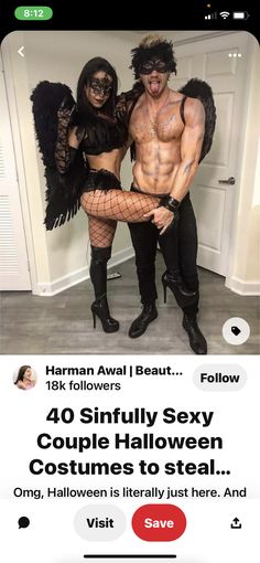 Halloween Men, Halloween 2022, Mens Halloween Costumes, Couples Goals, Muscular Men, Couple Halloween, Couple Halloween Costumes, Couples Costumes, Mens Costumes