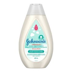 a bottle of johnson's baby wash on a white background