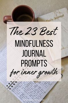 mindfulness journal prompts Growing Mentally, Mindfulness Journal Prompts, Deep Questions To Ask, Gratitude Prompts, Inner Growth, Gratitude Affirmations, Deep Questions, Happy Minds, Keeping A Journal