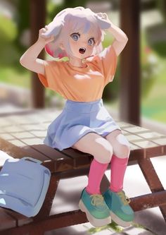 Digital Art Girl, Anime Artwork, An Anime, Cartoon Art Styles, Pretty Art, Character Design Inspiration