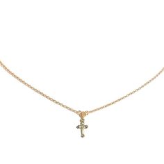 Lovers Solo Cross Charm Necklace-Virgins Saints and Angels-Swag Designer Jewelry Cross Charm Necklace, Cross Choker, Charm Necklace Silver, Gold Charm Necklace, Cross Charms, Luxury Jewelry, Gold Vermeil, Charm Necklace, Arrow Necklace