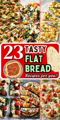 twenty tasty flat bread recipes that are easy to make