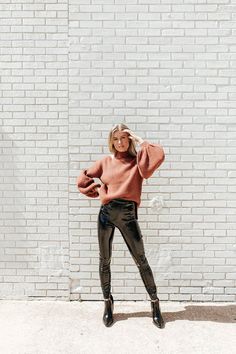 Faux Patent Leather Leggings, Patent Leather Leggings, Vinyl Leggings, Leather Legging, Fashion Inspiration Board, Photoshoot Inspo, Faux Leather Leggings, Cute Fits, Leather Leggings