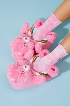 Care Bears Cheer Bear, Forever 21 Shop, Care Bears Plush, Cheer Bear, Bear Slippers, Adorable Homes Game, Pink Teddy Bear, Pink Teddy, Diy Slime