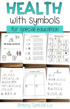 healthy with symbols for special education is an easy way to teach students about health and hygiene