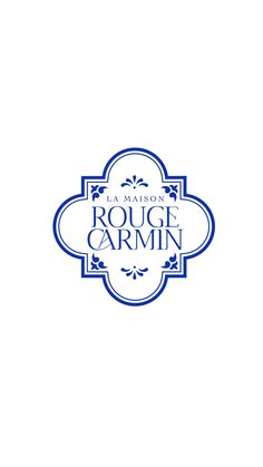 the logo for la maison roug de carmin