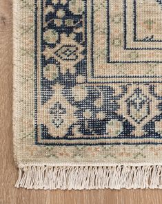 Created by skilled artisans, the Vercelli Hand-Knotted Wool Rug pairs blue and green tones with a traditional motif and vintage feel. Bringing comforting texture to your home, the hand-knotted rug is made from 100% wool. | McGee & Co. | Vercelli Hand-Knotted Wool Rug 2'10" x 10' Mcgee Co, Taper Holders, Mcgee & Co, Studio Mcgee, Green Tones, Custom Upholstery, Knotted Rug, Blue Rug, Blue And Green