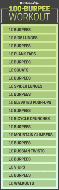 the 10 - minute workout plan is shown in green