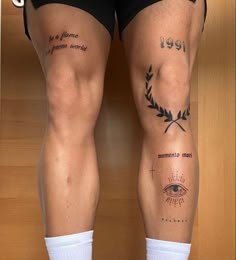 Tatoos Men Thigh Ideas, Fine Line Sleeve Tattoo For Men, Men’s Inner Arm Tattoos, Men’s Tattoo On Knee, Patches Tattoo For Men, Scatter Tattoos Men, Patch Work Leg Tattoo Men, Small Middle Chest Tattoo Men, Leg Tattoo Men Patch Work