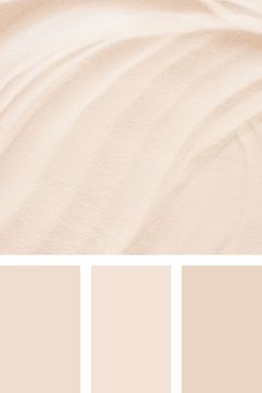 three shades of beige are shown in the same color scheme, and each is different