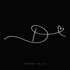 a black and white photo with the word simple salty written in cursive writing