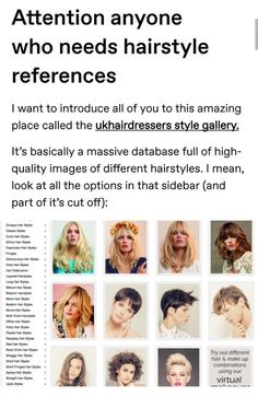 an article about the different types of hairstyles