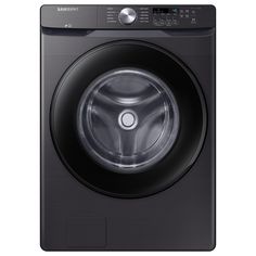 the front view of a samsung washing machine