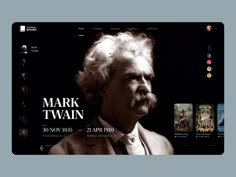 an image of mark twain website