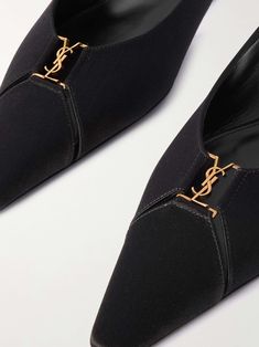 Saint Laurent Branding, Ysl Flats, Slingback Flats, Brown Flats, Pointed Toe Flats, Latest Shoes, Slingback Sandal, Slingback Pump, Fall 2024