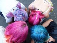 Hair Colorful, Pretty Hair Color, Pastel Hair, Colored Hair, Hair Inspo Color, Rainbow Hair, Twilight Sparkle, Grunge Hair