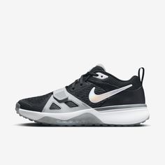 the nike air zoom low is available in black, white and grey colors with reflective accents