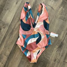 Reposhing This Item I Purchased From @Trendapproval. Loved It, But Ready To Rotate For Something New. Questions? Leave A Comment Below! Casual Pink V-neck Swimwear, Chic Pink Printed Swimwear, Trendy Pink V-neck Swimwear, Free People Swim, Something New, Womens Swim, Pink Blue, Free People, One Piece