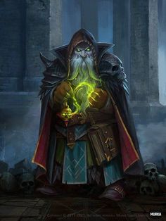 an image of a wizard holding a green ball