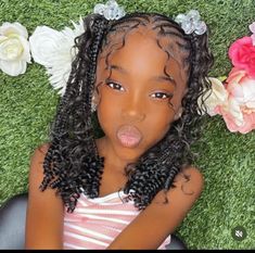 Easy Hairstyles 4c Hair, Natural Hairstyles For Black Kids, 3c Curly Hairstyles, Hairstyles 4c Hair, Hairstyles 4c, Curly Hairstyles For School, Easy Hair Ideas, Hair For School