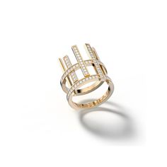 DESCRIPTION Art meets style. Representing balance on earth and in our lives, this classy ring comes in 18k white with high quality diamonds. ITEM DETAILS Approx. 18K gold weight: 12.15g Hight: 20 mm Diamonds: 0.77ct INFO Comes in yellow gold, white gold, pink gold and black gold All pieces are made to order, please allow approximately 4-6 weeks for production. All items are final sale. Refund Policy Expensive Jewellery, Classy Ring, Rose Gold Diamond Ring, Expensive Jewelry, White Gold Diamond Rings, Put A Ring On It, White Gold Ring, Yellow Gold Ring, Gold Diamond Rings