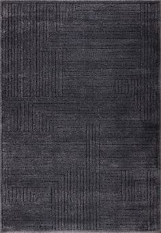 a gray rug with lines on it