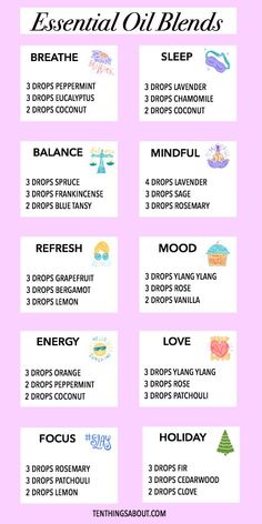 Essential Oil Blends | Essential Oils For Beginners | Essential oil combinations, Living essentials oils, Essential oil diffuser blends recipes Essential Oils For Beginners, Lilin Aroma, Essential Oils Guide, Essential Oil Spray, Diy Essentials