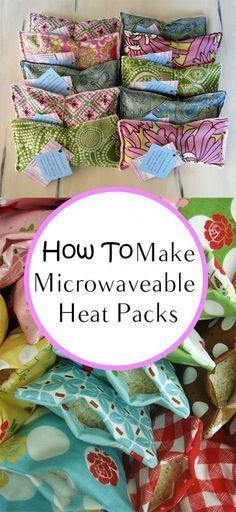 how to make microwaveable heat packs